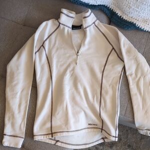 Marmot Cream Quarter-Zip Pullover